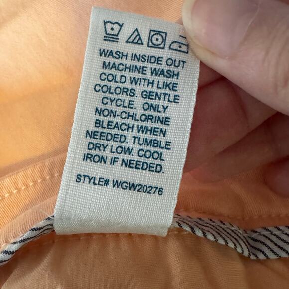 Market & Spruce Coral Chino Shorts NWT Size 16 Mid Rise Stretch Cotton Pockets - Picture 8 of 8